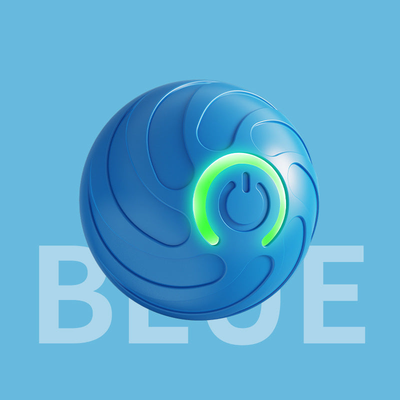 Dog Ball Convex TPR Pet Toy with Data Cable Blue or Orange for Dogs - [dog ball convex]