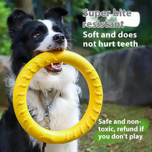 Dog Chewing Rope Pull Ring Solid Ball Frisbee Interactive Pet Toy Set - Teleplus dog chewing rope pull ring solid ball