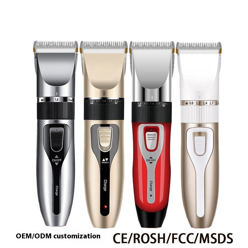 Dog Grooming Scissors Set Stainless Steel Pet Nail Clipper and Comb Kit - Clippers