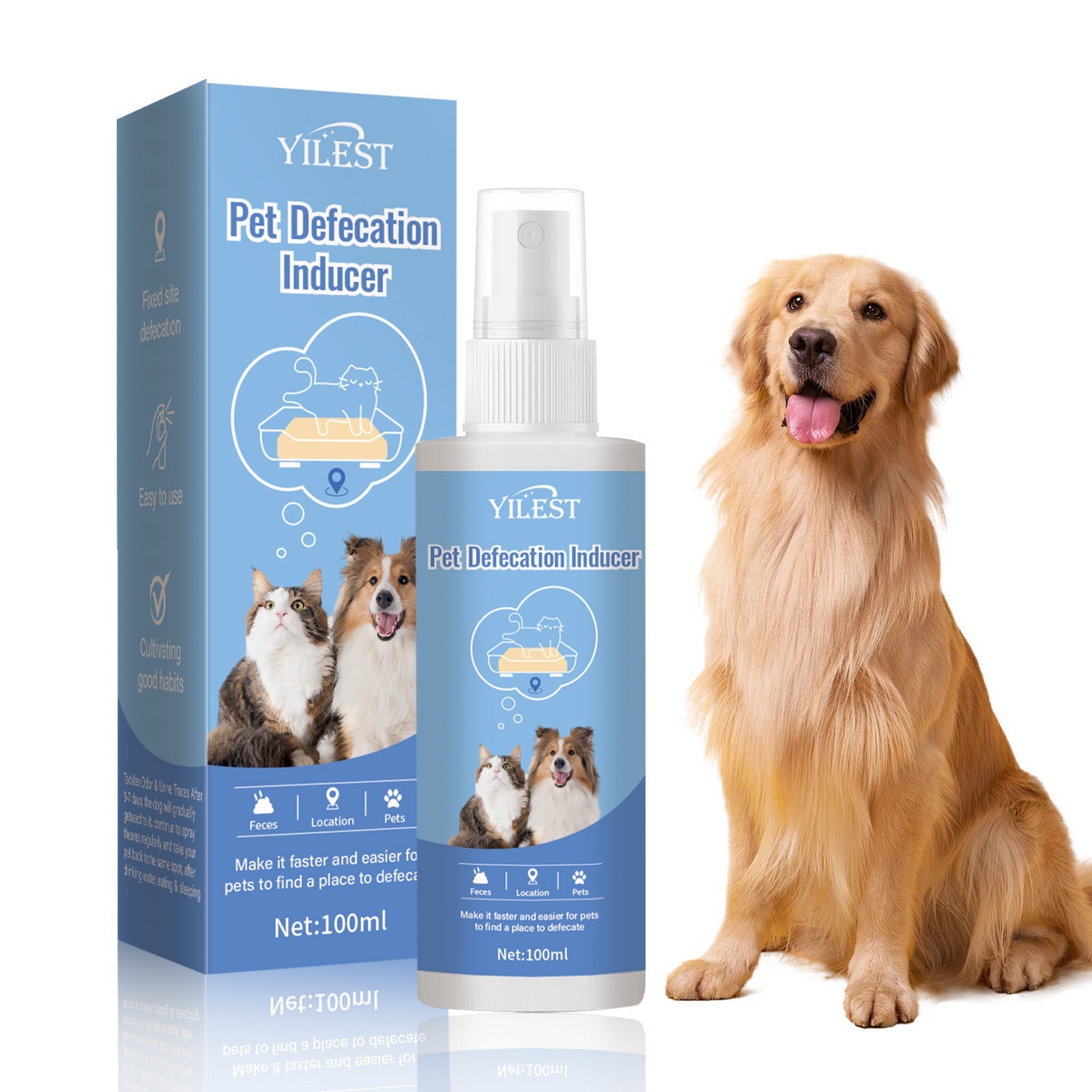 Dog Spray 100ml Pet Immune Bite Stool Inducer Hot Mark Training Solution - Telepluscomtr spray