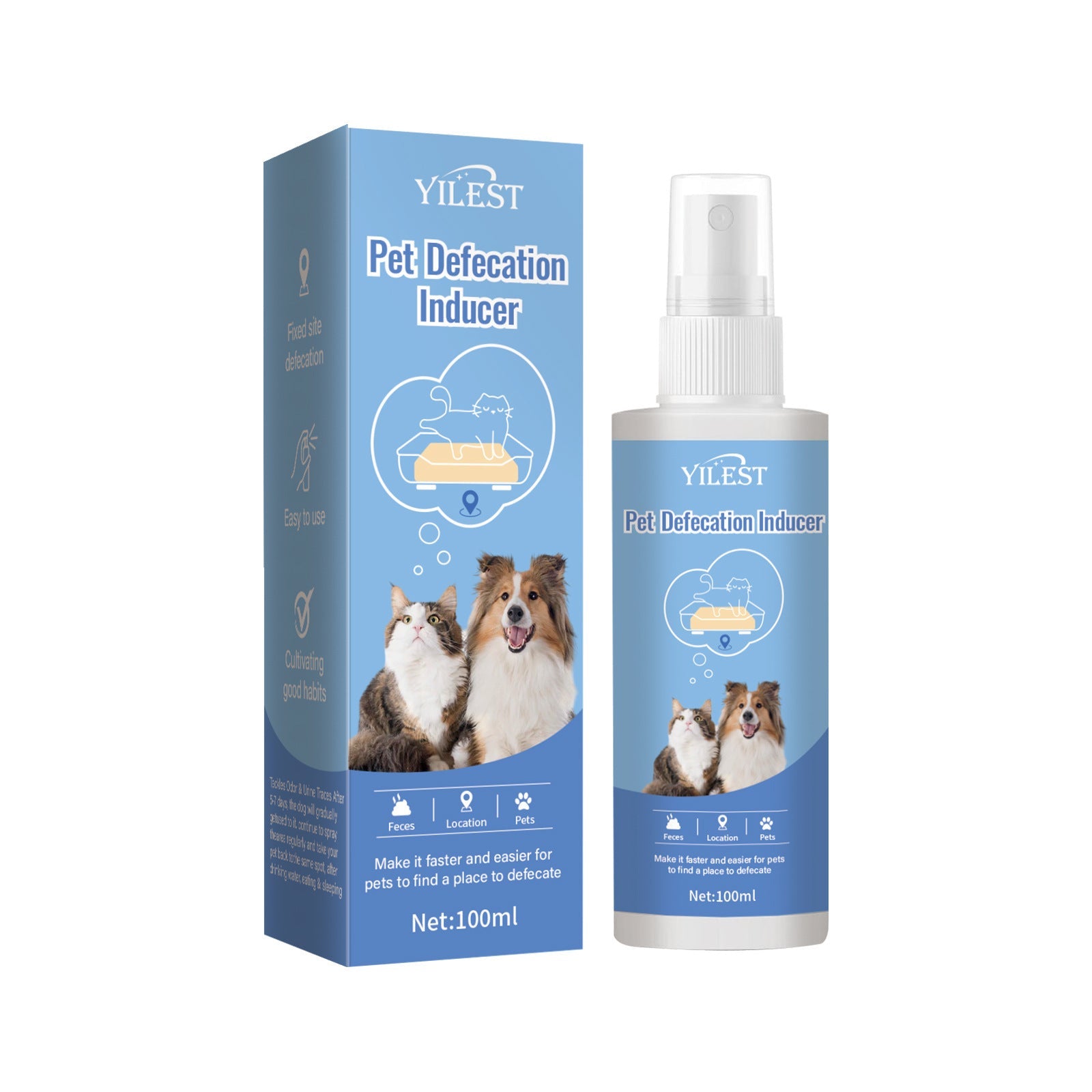 Dog Spray 100ml Pet Immune Bite Stool Inducer Hot Mark Training Solution - Telepluscomtr spray