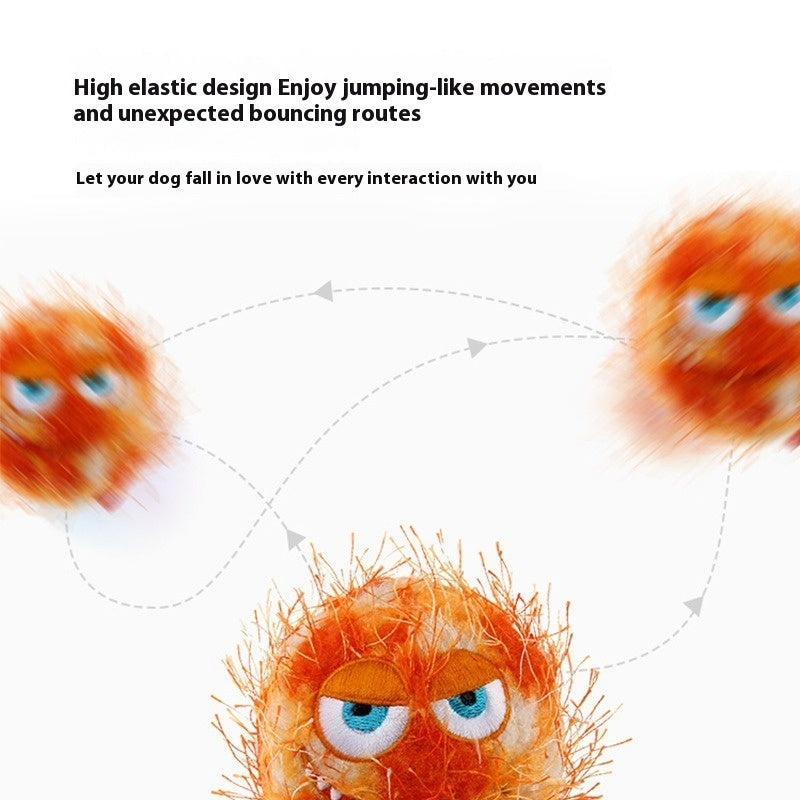 Dog Toy Ball for Teeth Bouncing Chew Orange Yellow Green Rubber Pet - Teleplus dog toy ball teeth bouncing