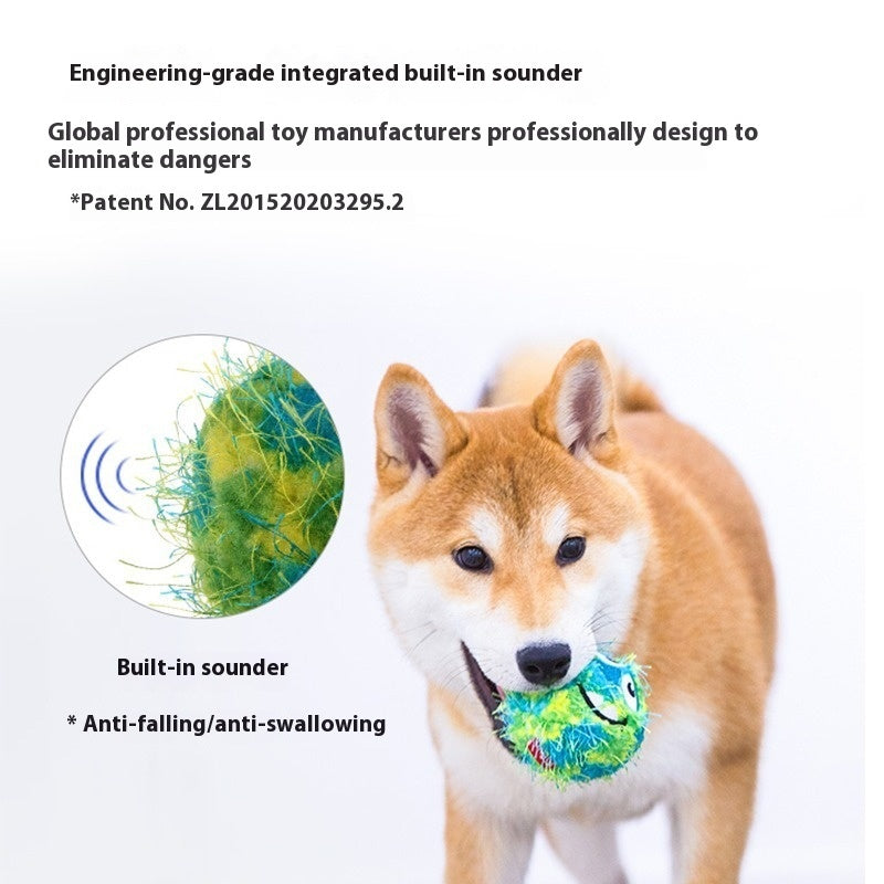 Dog Toy Ball for Teeth Bouncing Chew Orange Yellow Green Rubber Pet - Teleplus dog toy ball teeth bouncing