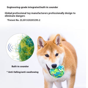 Dog Toy Ball for Teeth Bouncing Chew Orange Yellow Green Rubber Pet - Teleplus dog toy ball teeth bouncing