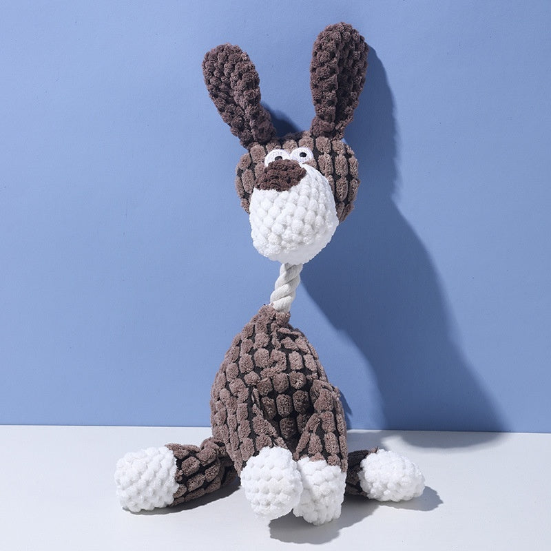 Dog Toys with Molar Fabric Sound Interactive Chew for Pets - Teleplus molar fabric sound