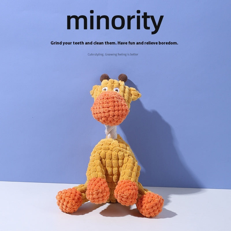 Dog Toys with Molar Fabric Sound Interactive Chew for Pets - Teleplus molar fabric sound