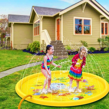 Dog Water Spray Pad Outdoor Splash Toy for Pets Summer Cooling Mat - Teleplus water spray