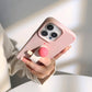 Dopamine Polka Dot Stereo Ring Soft Shell for Apple Shockproof and Heat Resistance - Teleplus dopamine polka dot stereo