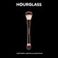 Double-ended makeup powder brush and toothbrush handle with aluminum tube - Teleplus Double-Ended Makeup Brush