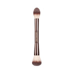 Double-ended makeup powder brush and toothbrush handle with aluminum tube - Teleplus Double-Ended Makeup Brush