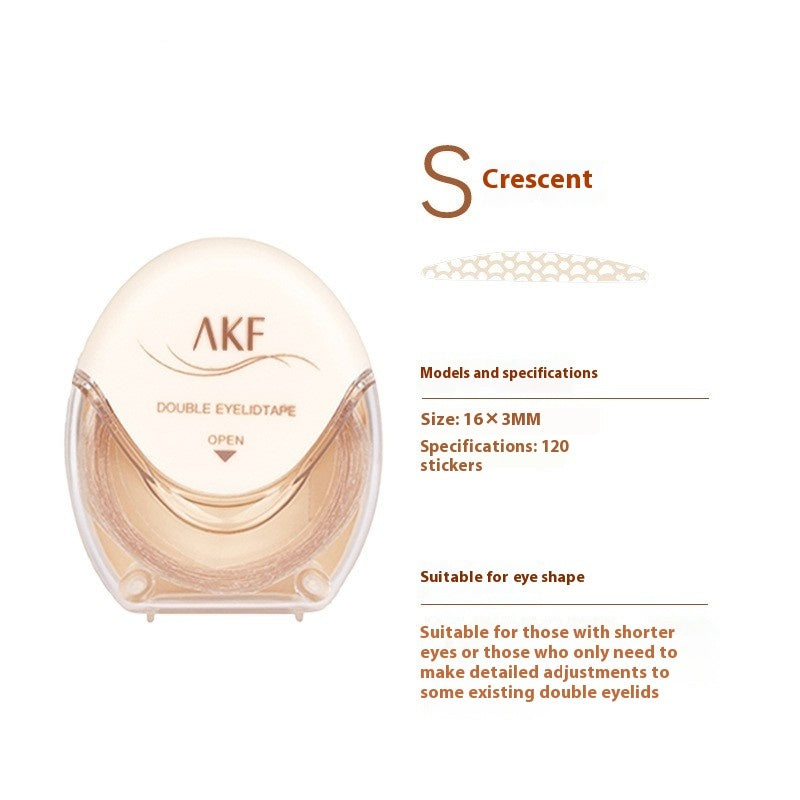 Double Eyelid Stickers Set with Crescent and Olive Shapes for Natural Look - double eyelid stickers set olive shapes