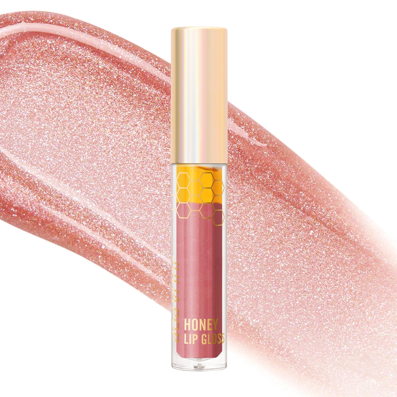 Double Layer Honey Lip Lacquer for Moisturizing and Natural Repair - Teleplus double layer honey lip lacquer female