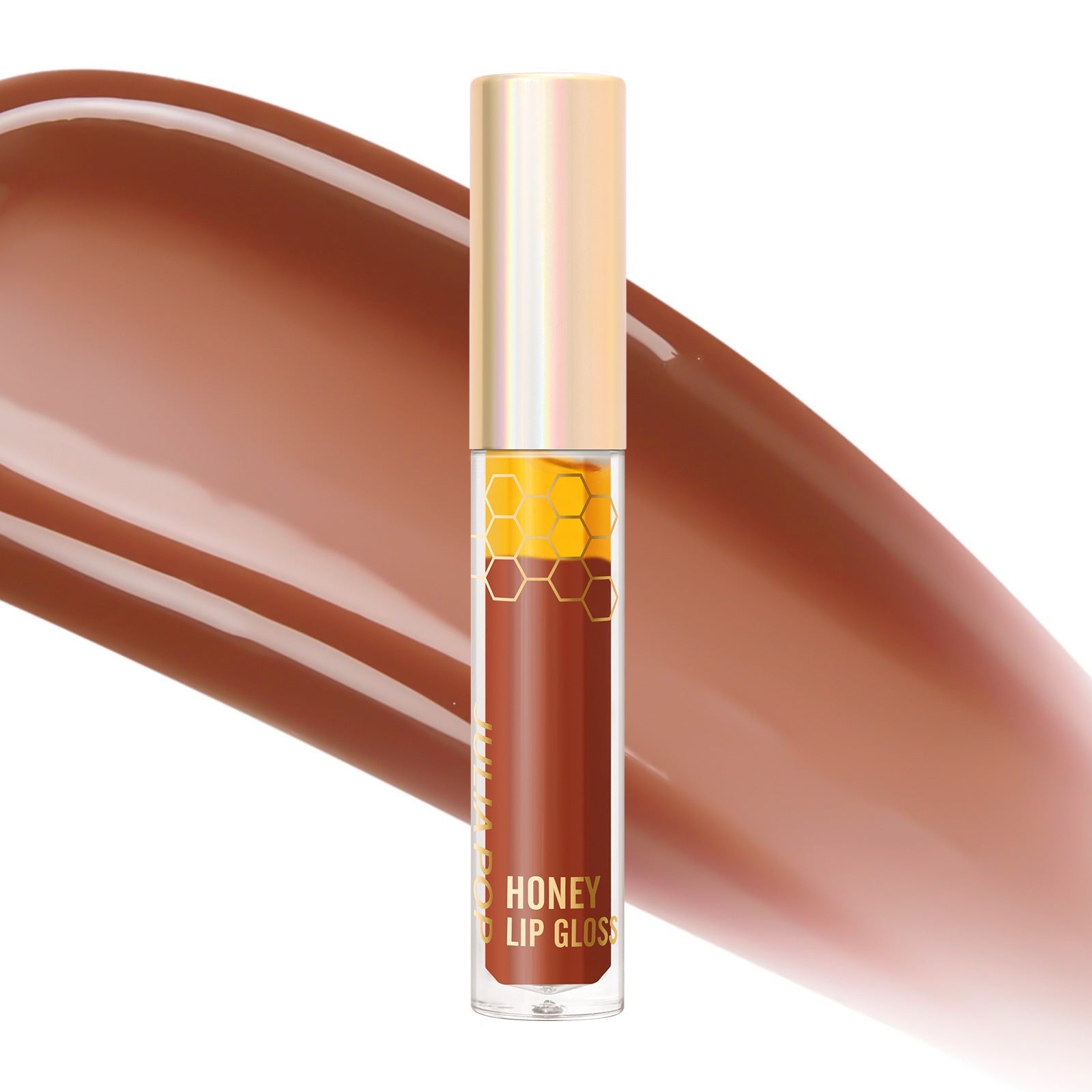 Double Layer Honey Lip Lacquer for Moisturizing and Natural Repair - Teleplus double layer honey lip lacquer female