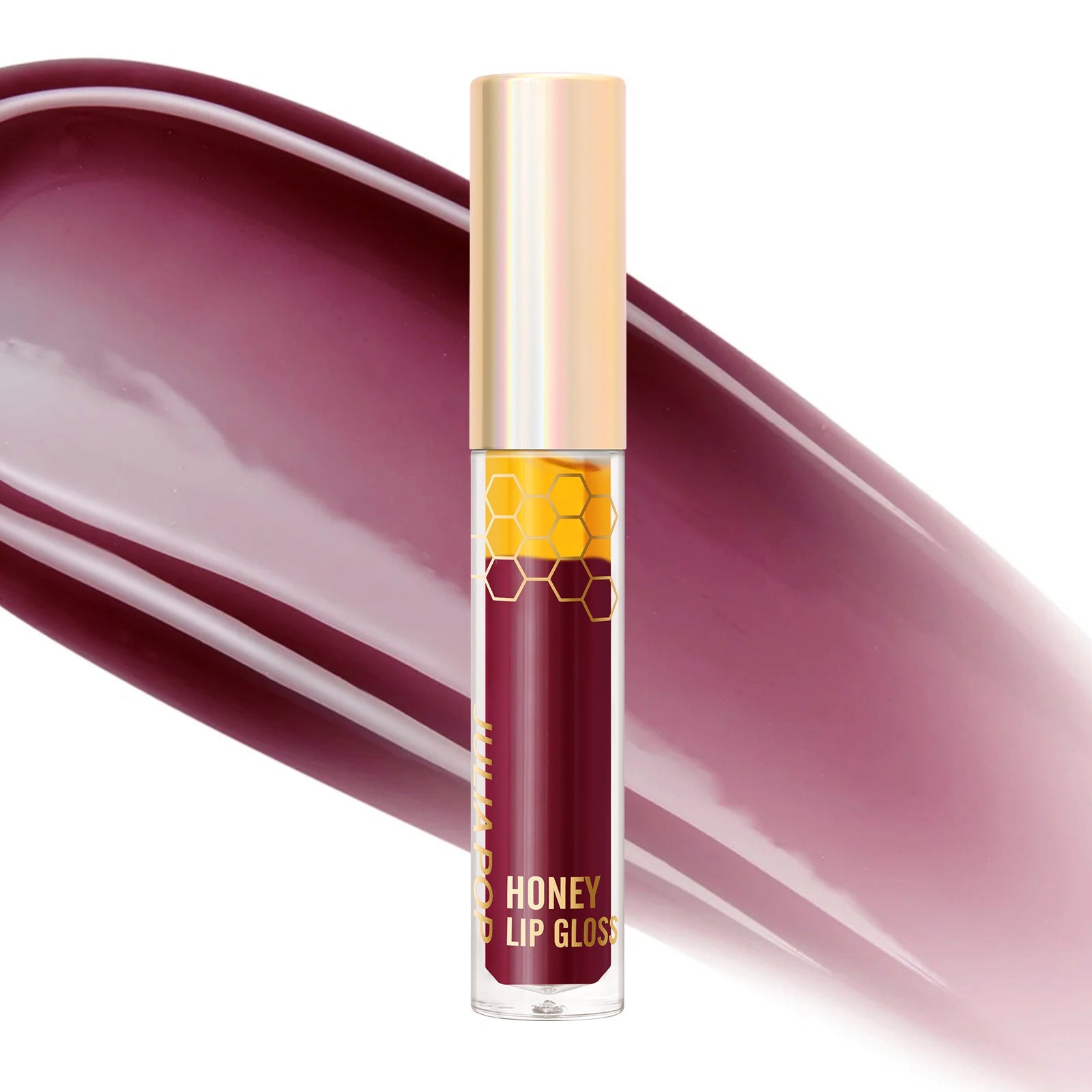 Double Layer Honey Lip Lacquer for Moisturizing and Natural Repair - Teleplus double layer honey lip lacquer female