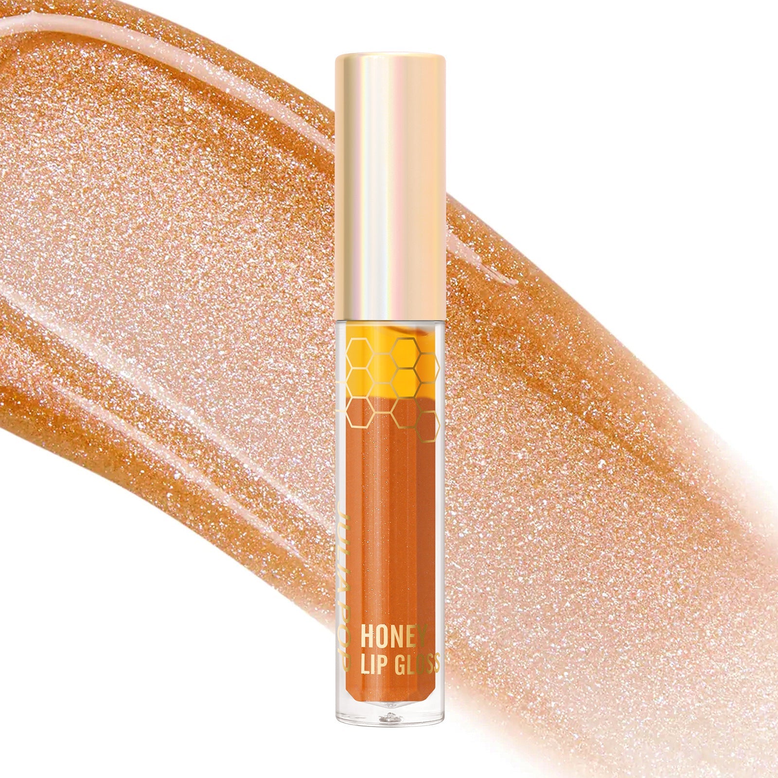 Double Layer Honey Lip Lacquer for Moisturizing and Natural Repair - Teleplus double layer honey lip lacquer female