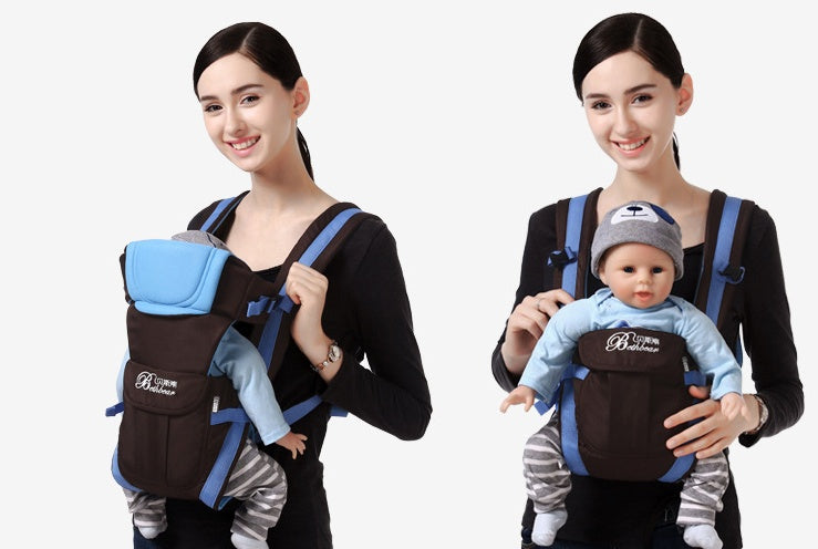 Double Shoulder Baby Carriers Mother and Child Travel Supplies - Back-Friendly Baby Carriers for Tired Super Moms