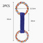 Double Tension Toys for Dogs Multi-Dog Cotton Chew Pet Toy Set 2 Pack - Teleplus double tension toys limited time