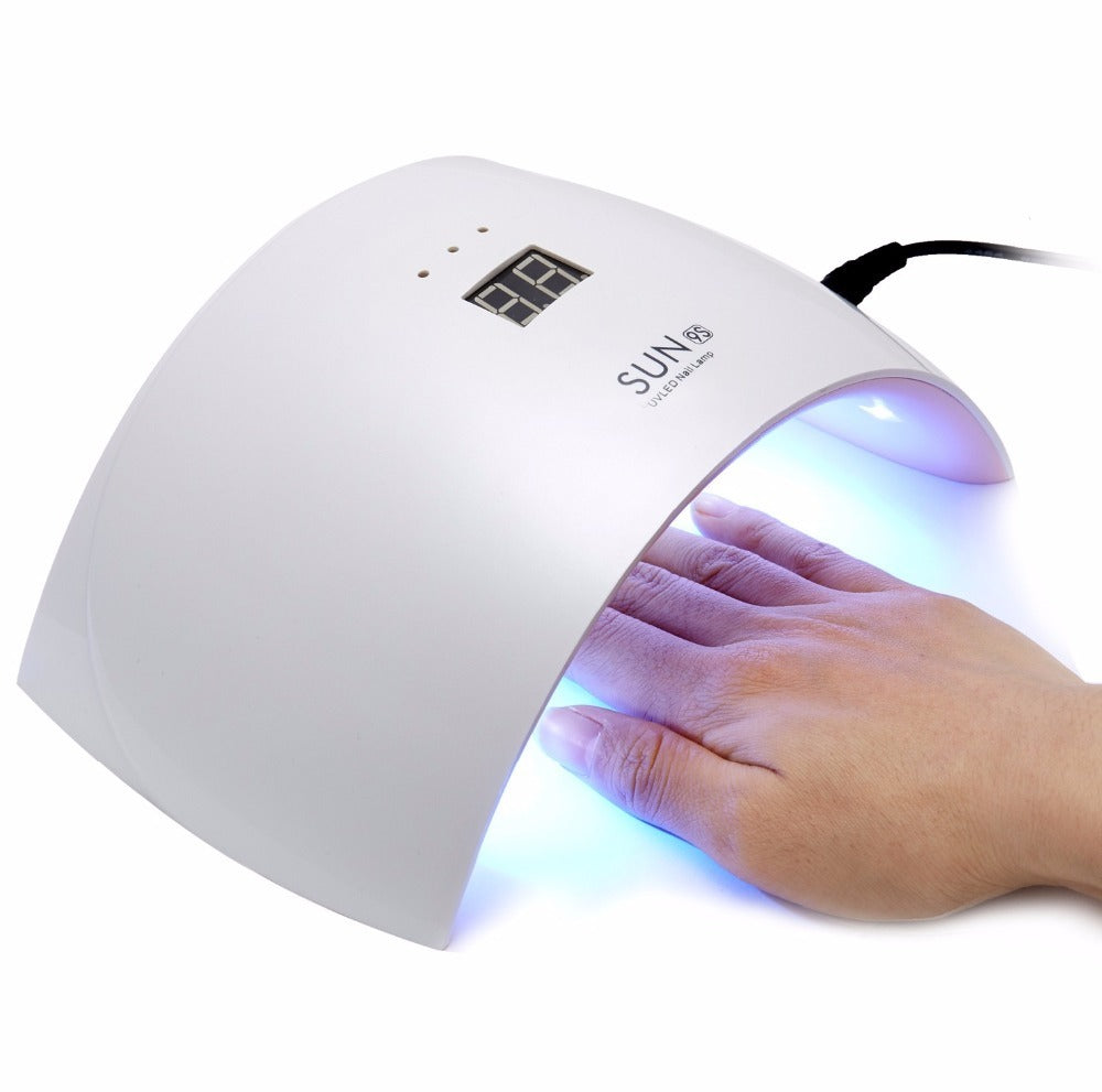 Dual Light Source UV LED Phototherapy Machine for Nail Drying - Teleplus Lamp nail lamp dual uvled phototherapy machine