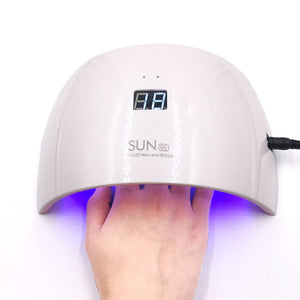 Dual Light Source UV LED Phototherapy Machine for Nail Drying - Teleplus Lamp nail lamp dual uvled phototherapy machine