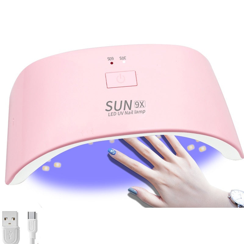 Dual Light Source UV LED Phototherapy Machine for Nail Drying - Teleplus Lamp nail lamp dual uvled phototherapy machine