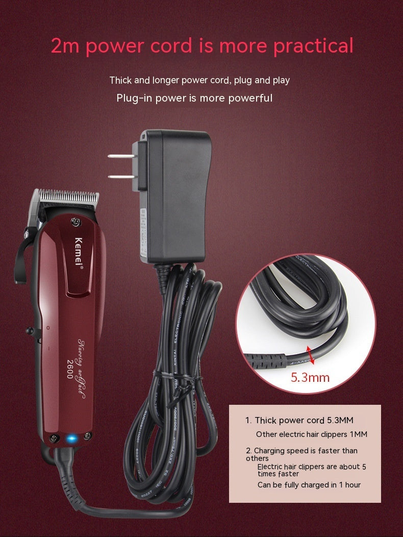 Dual-Purpose Electric Hair Scissors with 2200mA Lithium Cutter and International Standards - Teleplus 2200ma electric