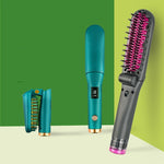 Dual Purpose Negative Ion Electric Straight Hair Comb - dual purpose negative ion electric straight hair comb