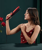 Dual-Use Infrared Steam Spray Hair Curling and Straightening Tool - Teleplus infrared steam spray splint curling hair