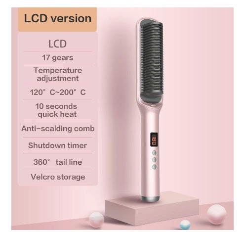 Dual-Use Ion Hair Straightener with Negative Technology for Wet and Dry - Teleplus negative ion hair straightener lazy