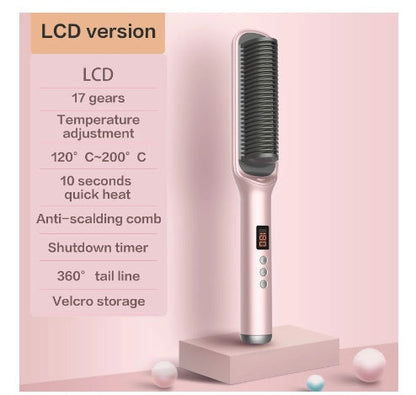 Dual-Use Ion Hair Straightener with Negative Technology for Wet and Dry - Teleplus negative ion hair straightener lazy