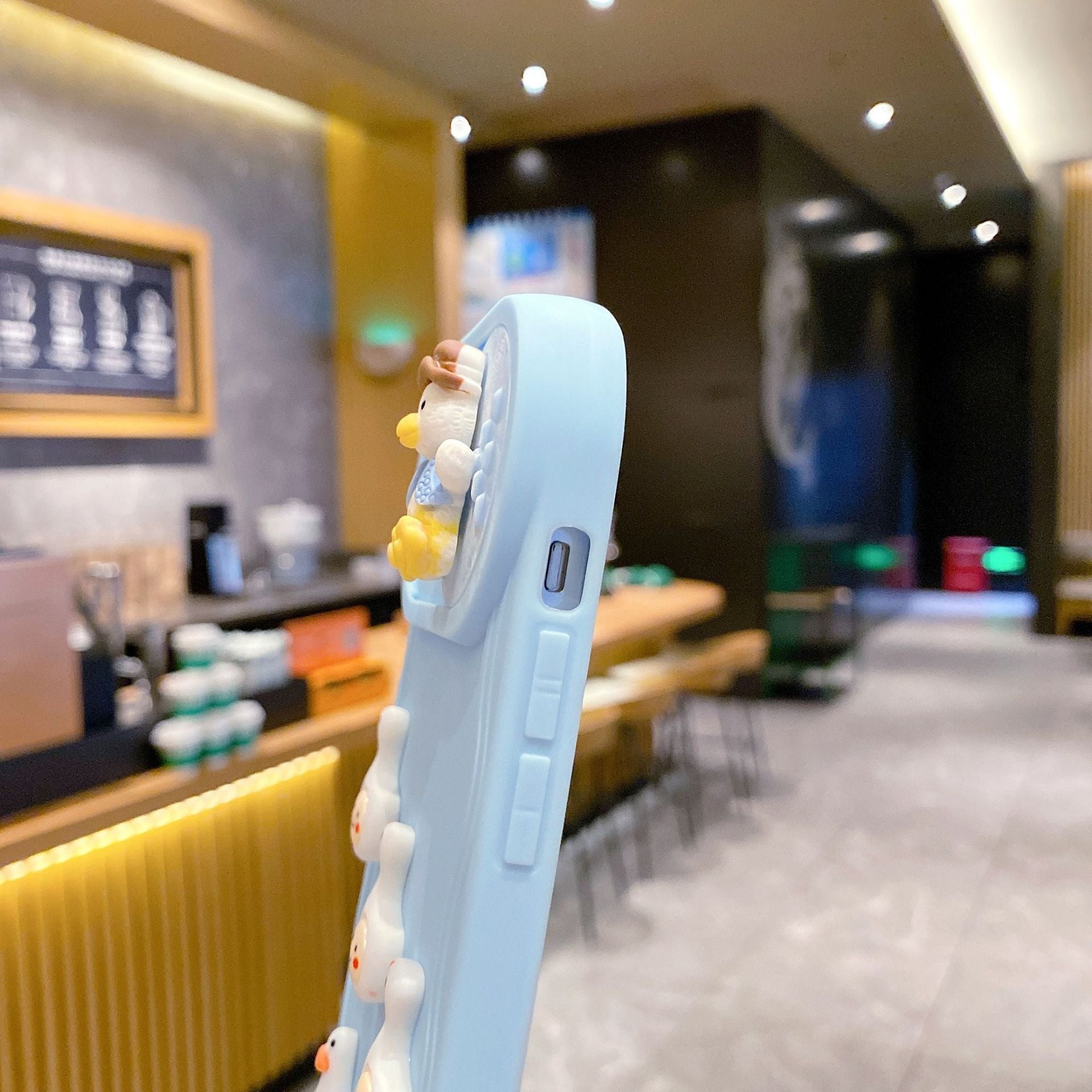 Duck Soft Protective Toy with Wave Sliding Window Cartoon Design - wave sliding window cartoon duck soft protective