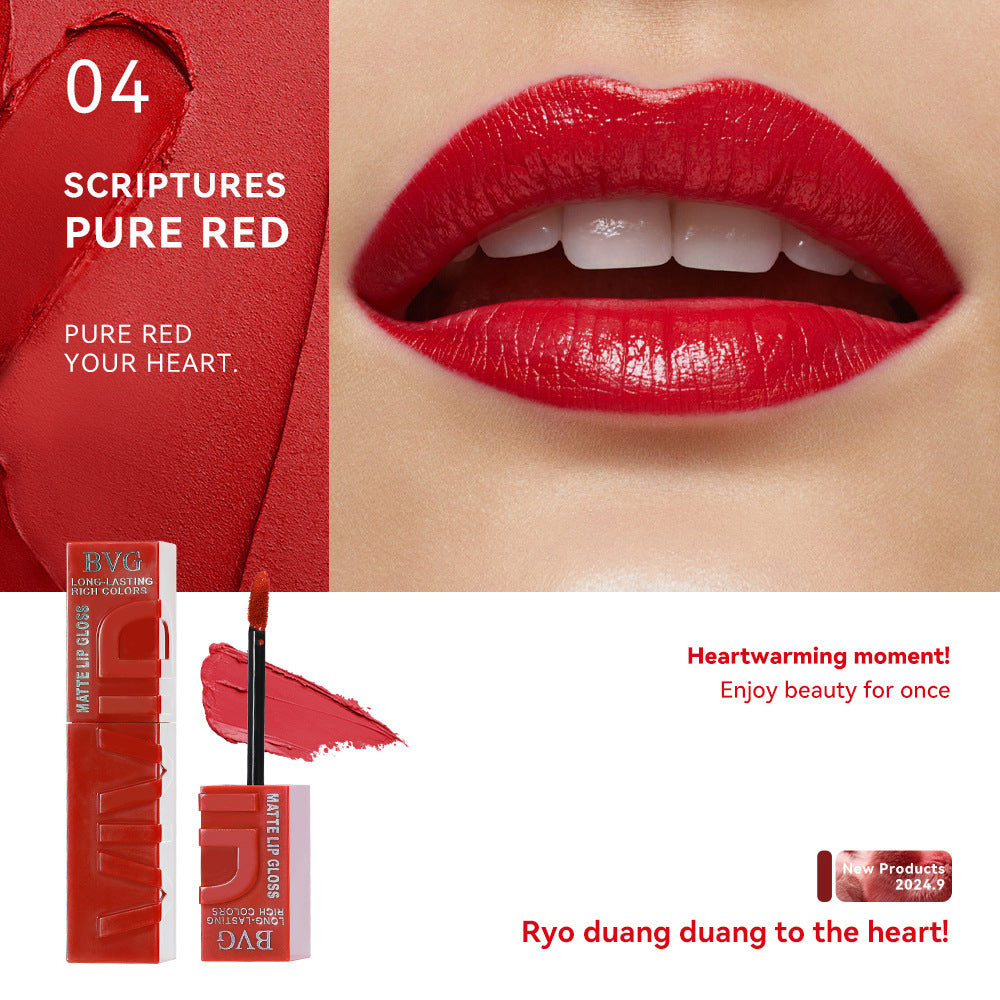 Durable 6ml Lip Lacquer Set for Matte Finish Looks - matte finish lip lacquer sets