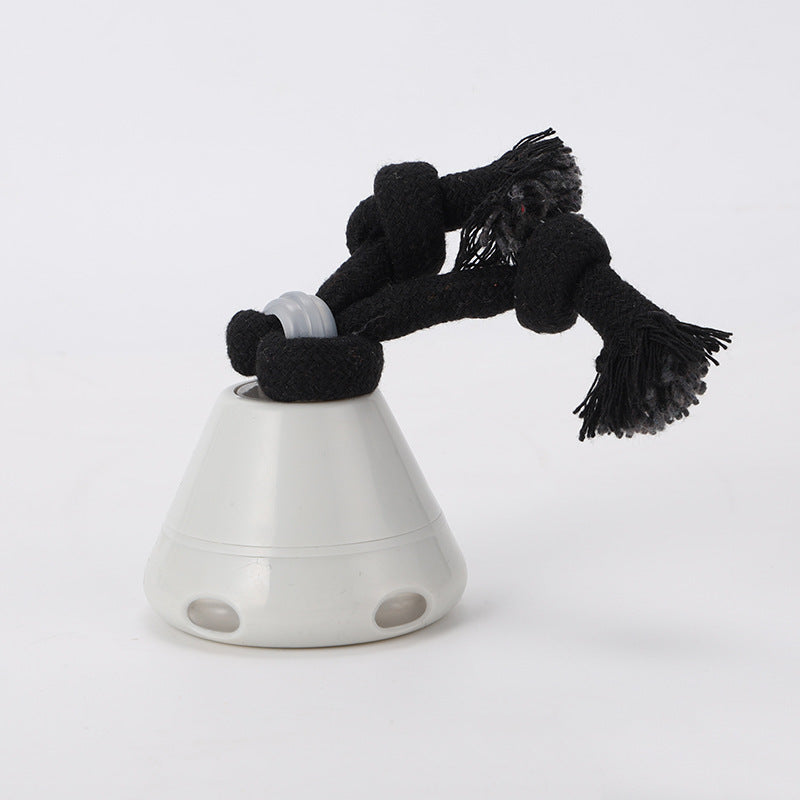 Durable Cotton Rope Dog Toy with Squeaker for Chewing and Tug of War - Teleplus