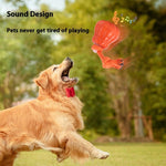 Durable Cotton Rope Dog Toy with Squeaker for Chewing and Tug of War - Teleplus