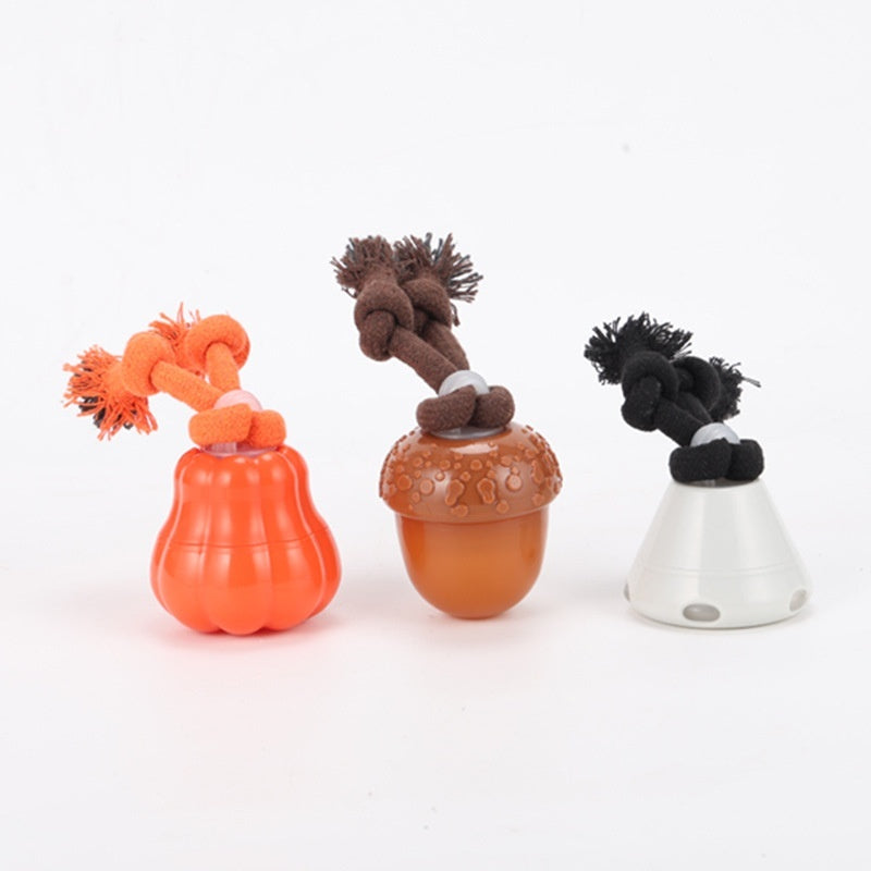 Durable Cotton Rope Dog Toy with Squeaker for Chewing and Tug of War - Teleplus