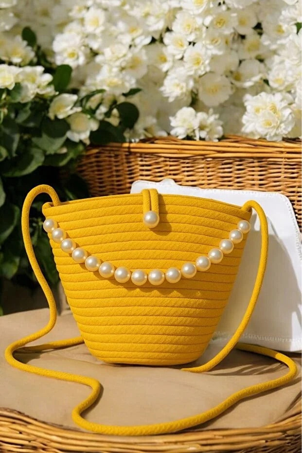 Durable Knitted Fabric Tote Bag Easy to Clean Long Lasting Comfort
