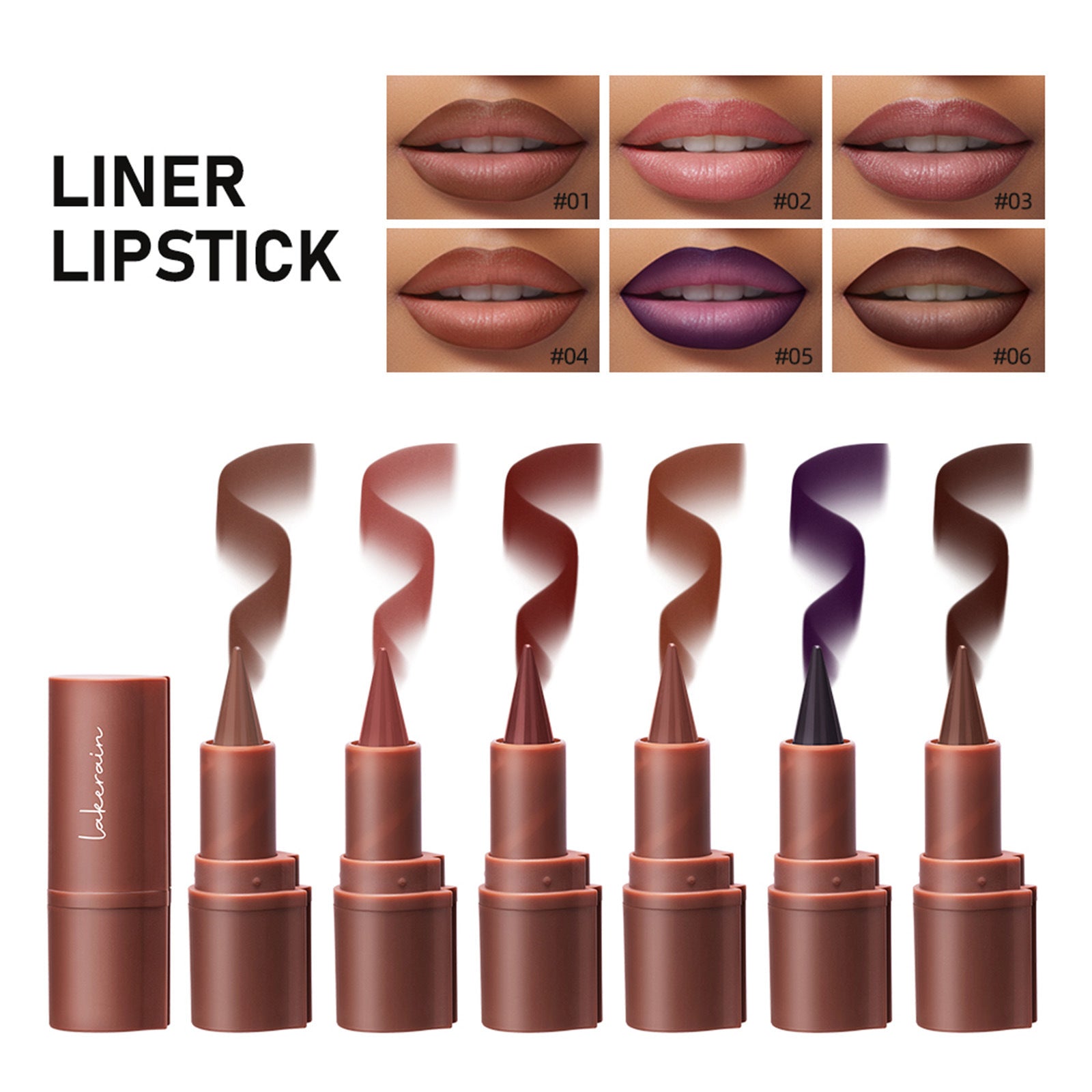 Durable Lipstick and Lip Balm Set with Liner Moisturizing Matte Finish - lipstick lip liner cup moisturizing matte