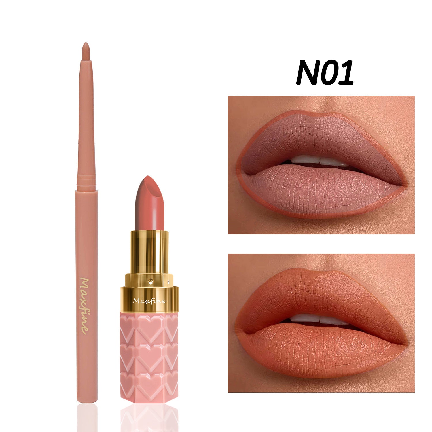 Durable Lipstick and Lip Liner Suit with Nonstick Compatibility - Teleplus lipstick lip liner suit nonstick