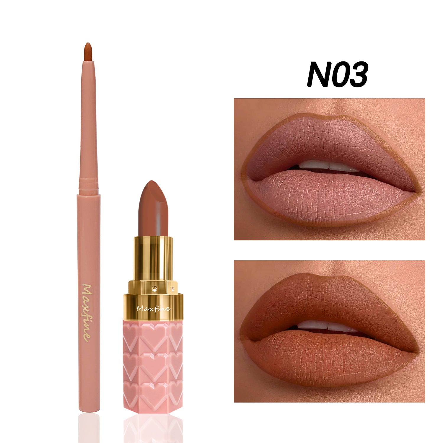 Durable Lipstick and Lip Liner Suit with Nonstick Compatibility - Teleplus lipstick lip liner suit nonstick