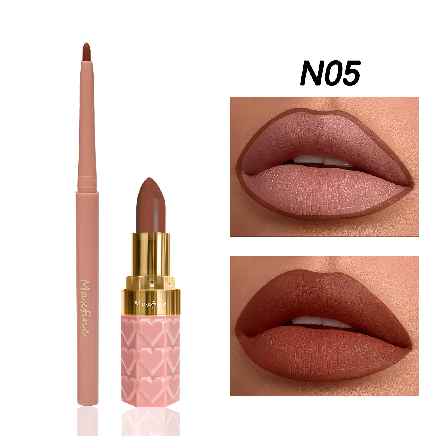 Durable Lipstick and Lip Liner Suit with Nonstick Compatibility - Teleplus lipstick lip liner suit nonstick