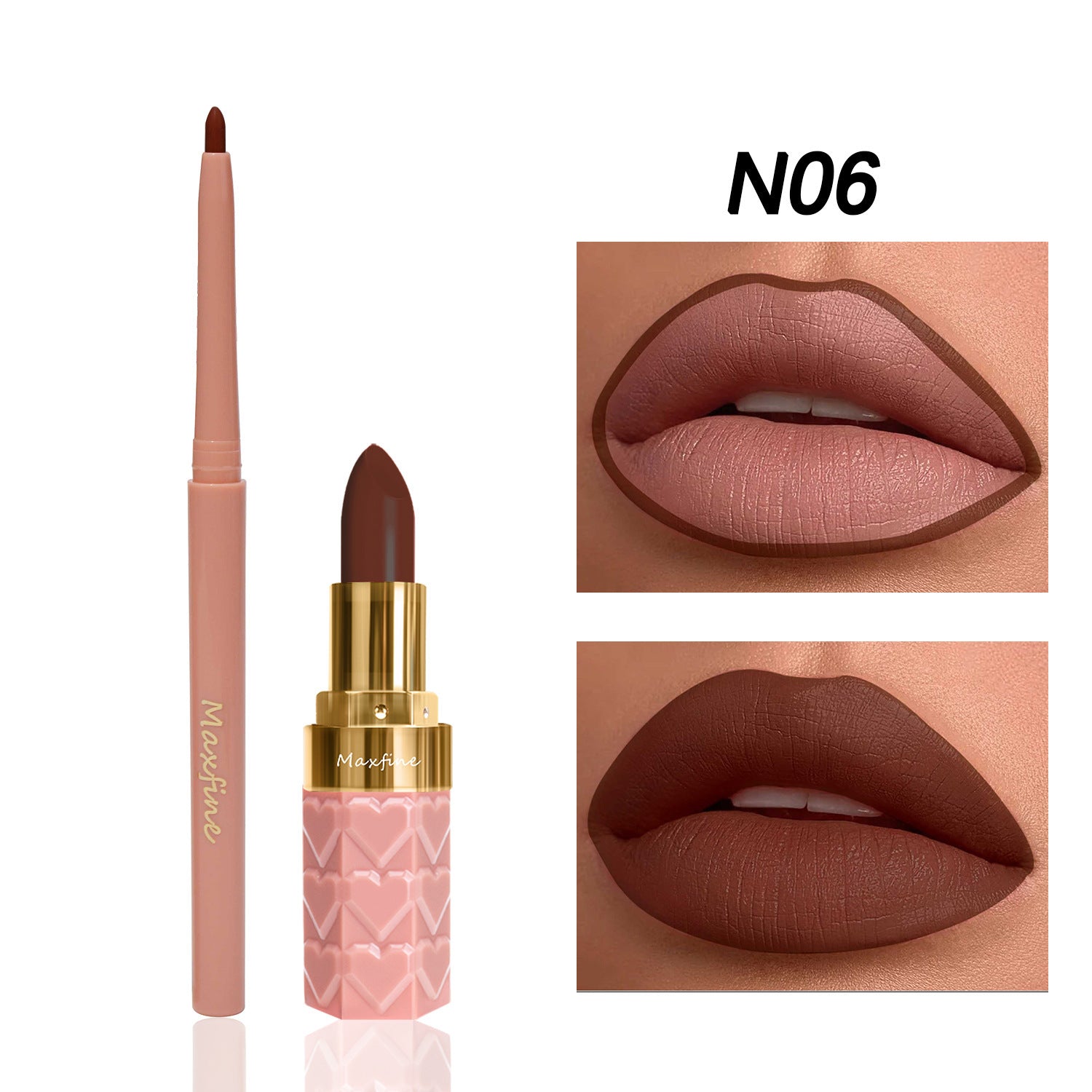Durable Lipstick and Lip Liner Suit with Nonstick Compatibility - Teleplus lipstick lip liner suit nonstick