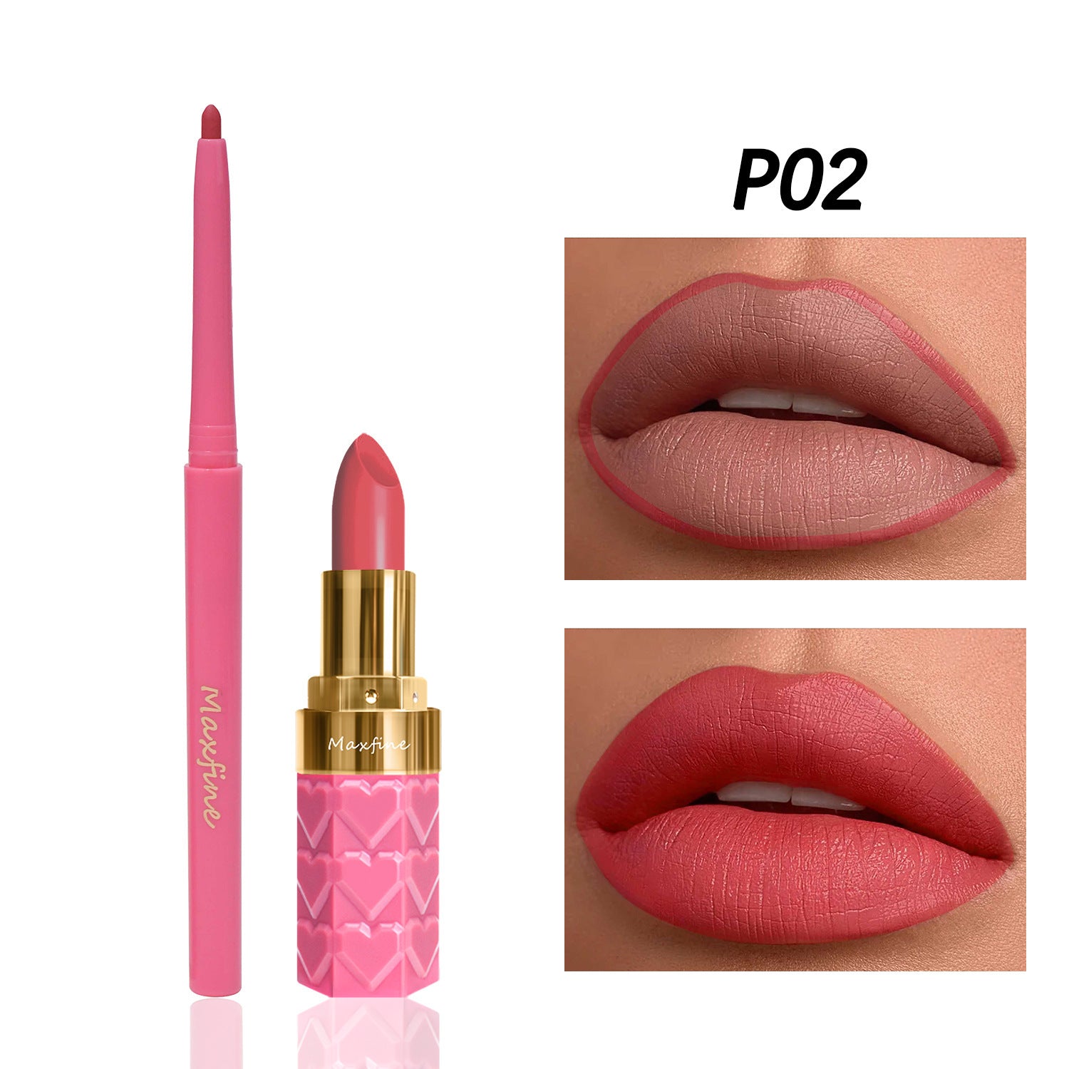 Durable Lipstick and Lip Liner Suit with Nonstick Compatibility - Teleplus lipstick lip liner suit nonstick