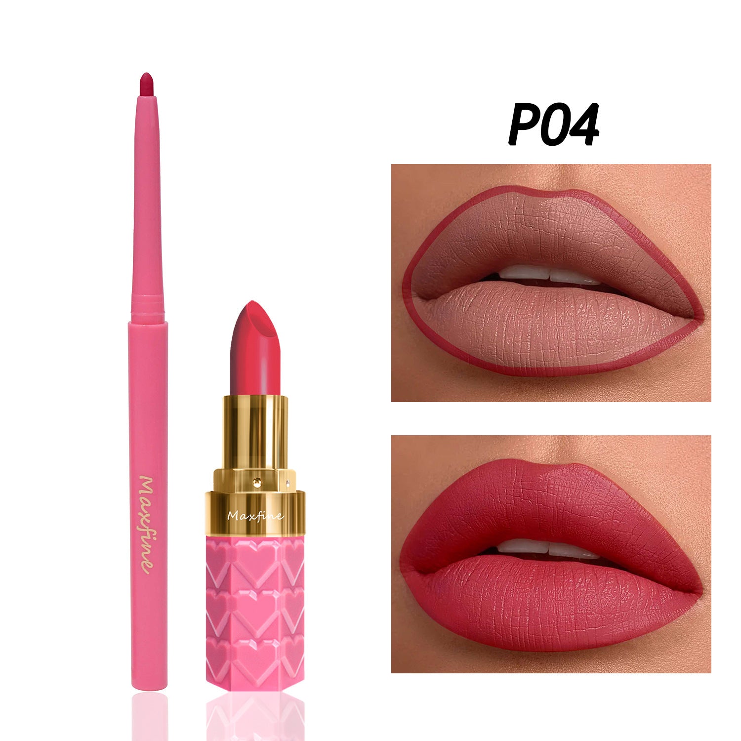 Durable Lipstick and Lip Liner Suit with Nonstick Compatibility - Teleplus lipstick lip liner suit nonstick