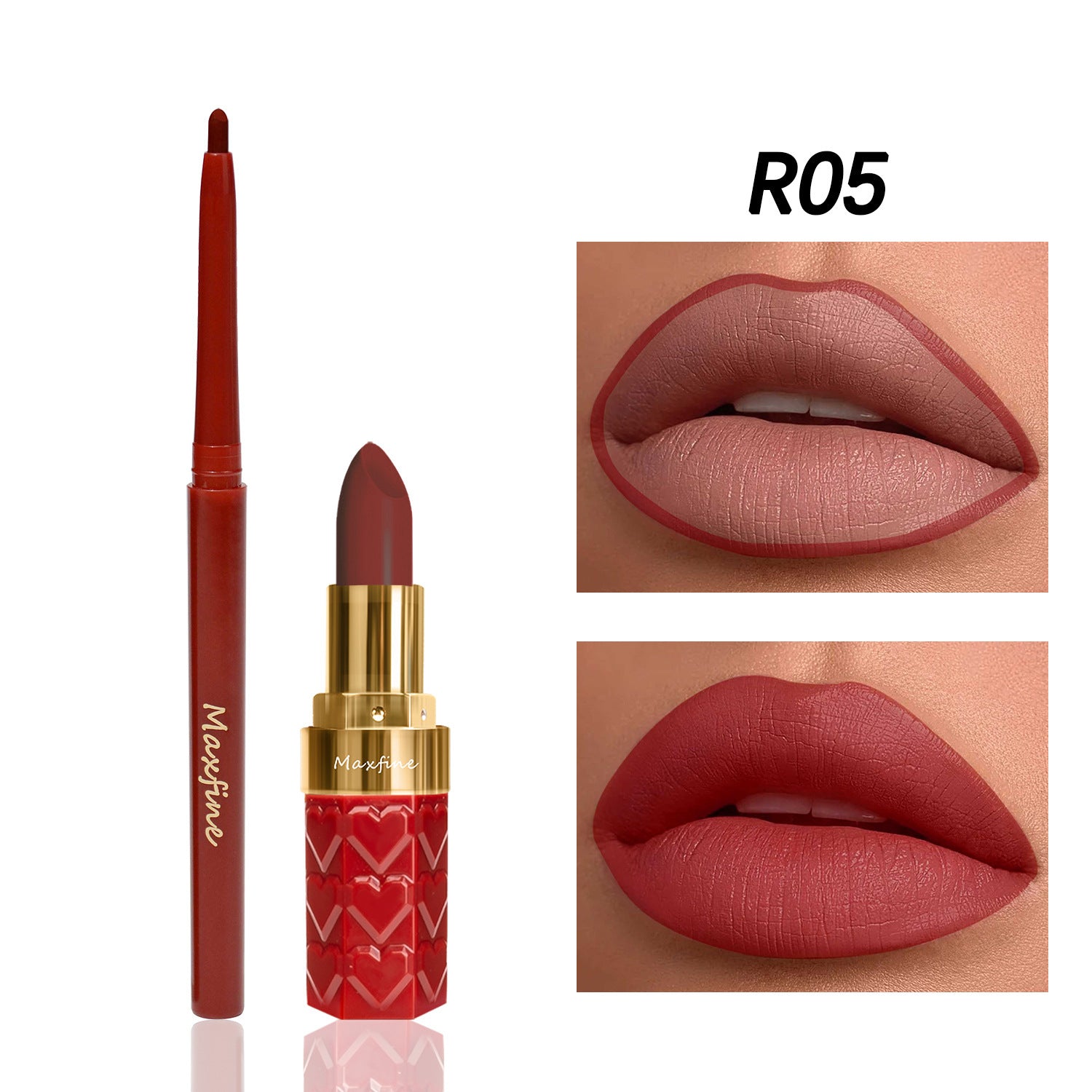Durable Lipstick and Lip Liner Suit with Nonstick Compatibility - Teleplus lipstick lip liner suit nonstick