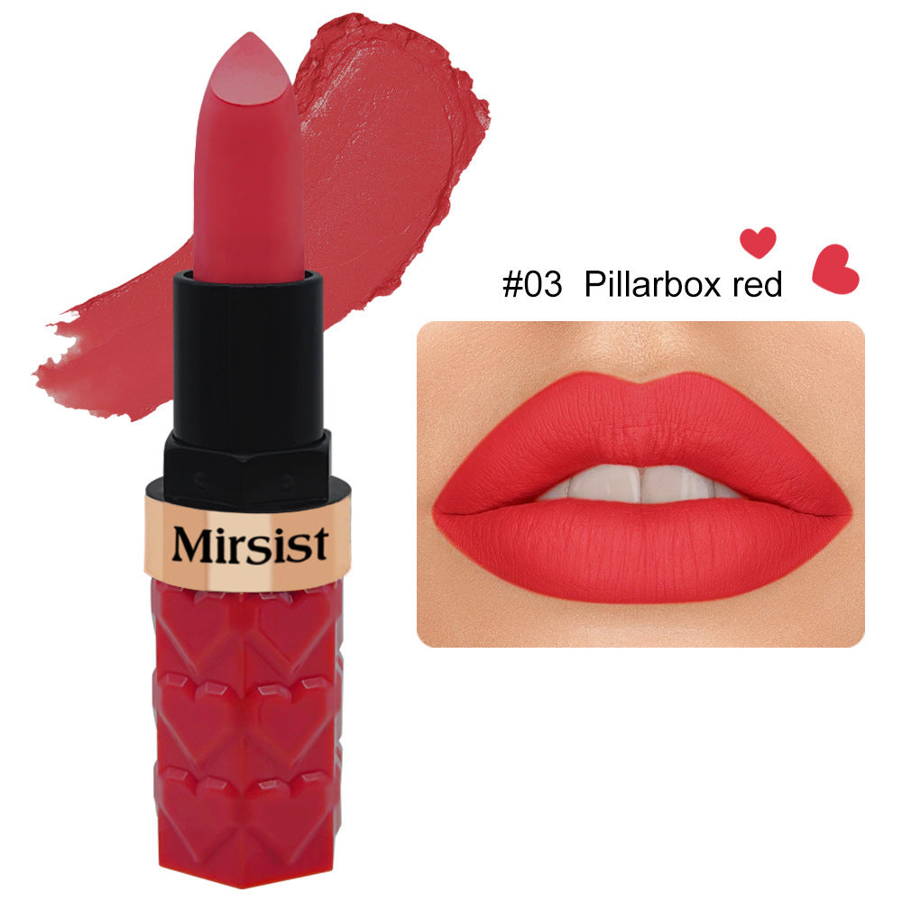 Durable Matte Lipstick in Vibrant Colors with Waterproof Cup Packaging - color matte lipstick cup waterproof