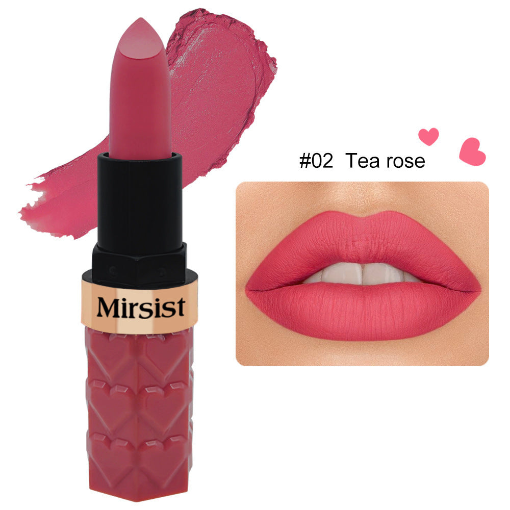 Durable Matte Lipstick in Vibrant Colors with Waterproof Cup Packaging - color matte lipstick cup waterproof