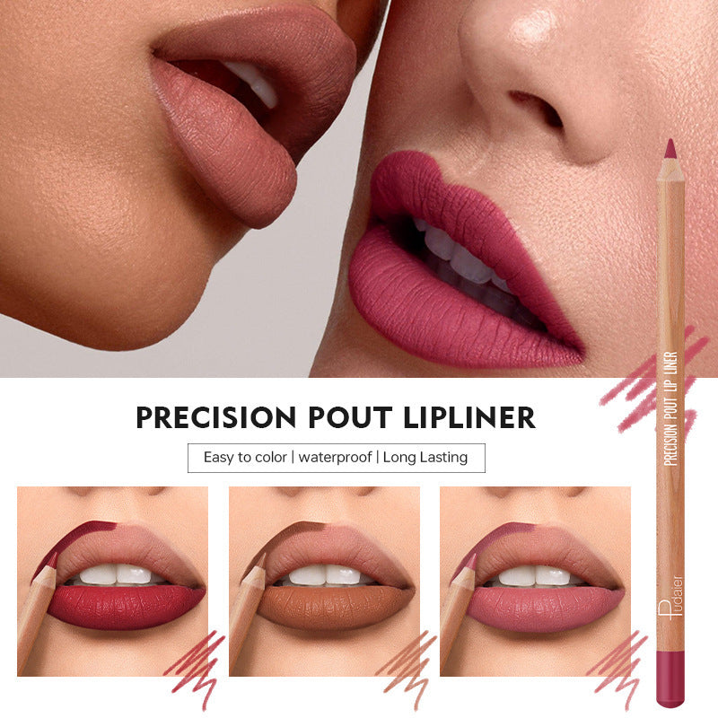 Durable Natural Matte Lip Liner for Perfect Lipstick and Looks - Teleplus lipstick matte lip liner suit