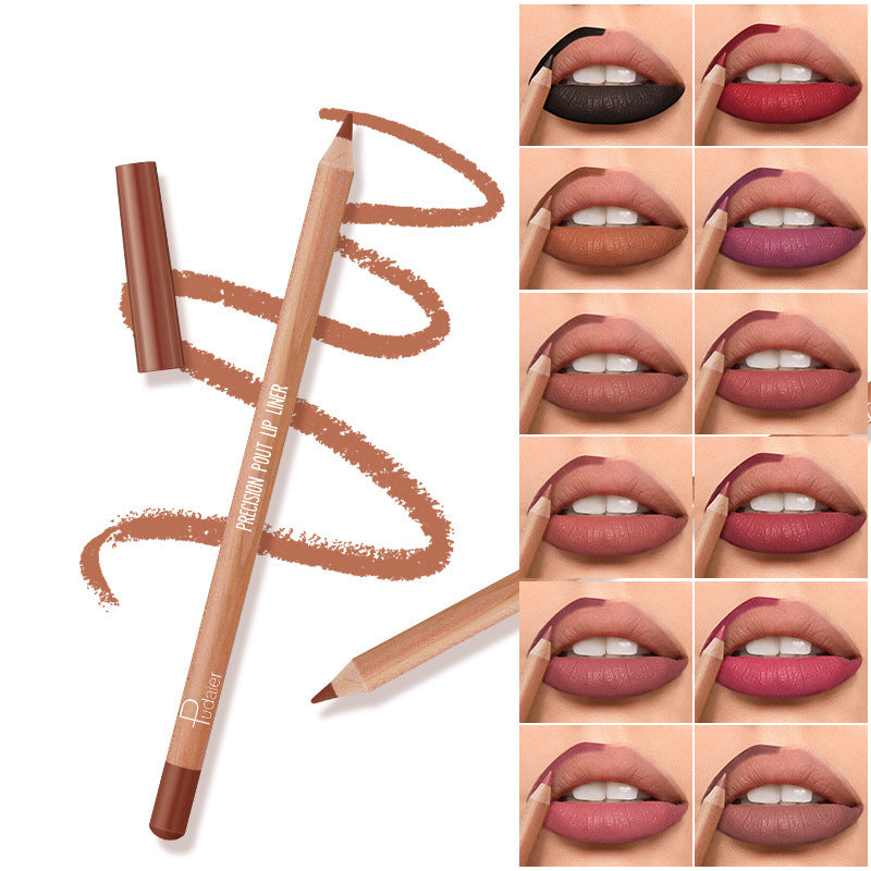 Durable Natural Matte Lip Liner for Perfect Lipstick and Looks - Teleplus lipstick matte lip liner suit