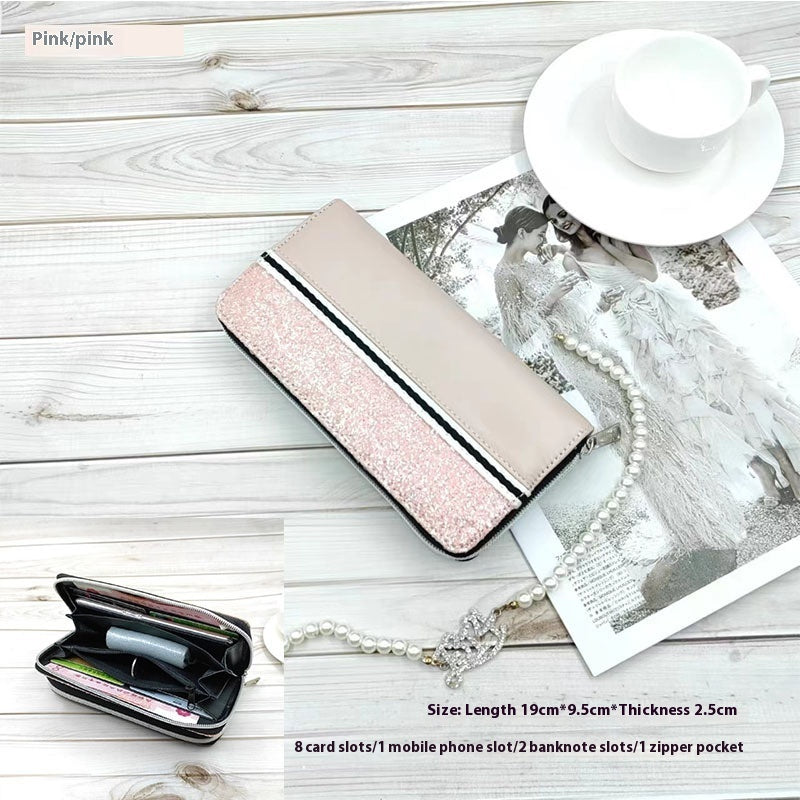 Durable PU Wallet Card Holder for United States and CHF Payments - Mid-length Students in Dark Blue Delight united