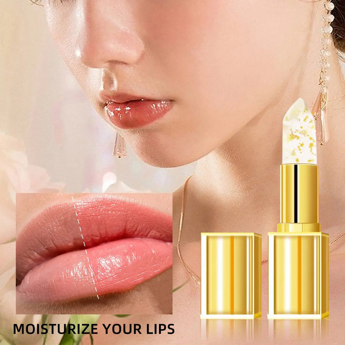 Long Lasting Waterproof Moisturizing Lip Tint Nonstick Cup Temperature Sensitive