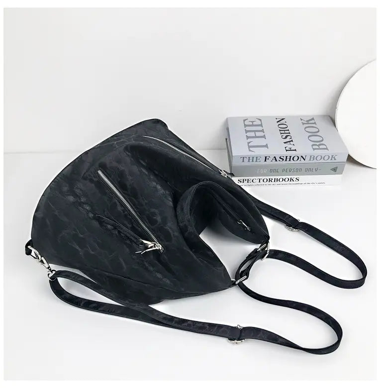 Large Capacity Soft Tote Bag with Shoulder Strap and Double Joint Style